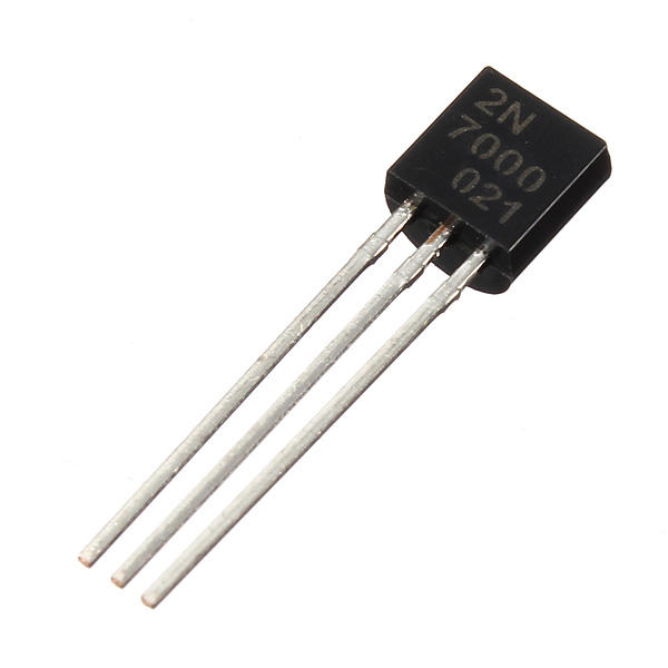 100pcs 2N7000 N-Channel Transistor Fast Switch MOS...