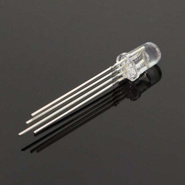 500pcs LED RGB Common Cathode 4-Pin F5 5MM Diode