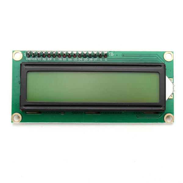 IIC/I2C 1602 Yellow Green Backlight LCD Display Module