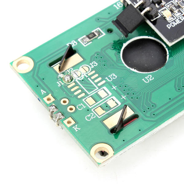 IIC/I2C 1602 Yellow Green Backlight LCD Display Module