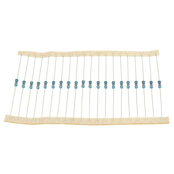 500pcs 1/4w 1% Metal Film Resistor 25 Values Assortment