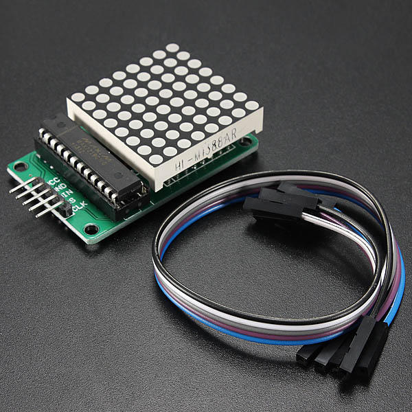 2Pcs MAX7219 Dot Matrix MCU LED Display Control Mo...