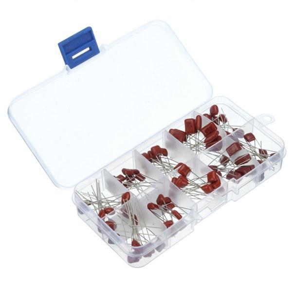 100Pcs Metallized Polyester Film Capacitor 10nF ~ ...