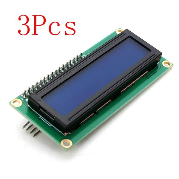 3Pcs  IIC / I2C 1602 Blue Backlight LCD Display Mo...