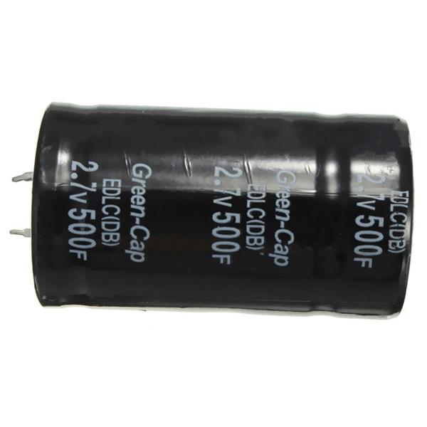 3pcs Black 2.7V 500F 35 x 60mm Super Farad Capacitor