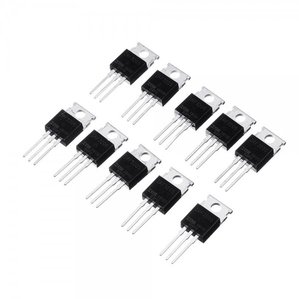 30Pcs IRF3205 IRF3205PBF MOSFET MOSFT 55V 98A 8mOhm 97.3nC TO-220 Transistor