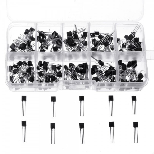 600Pcs 10Values 60 Each Transistors Kit