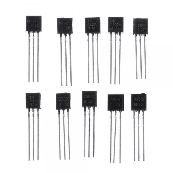 600Pcs 10Values 60 Each Transistors Kit