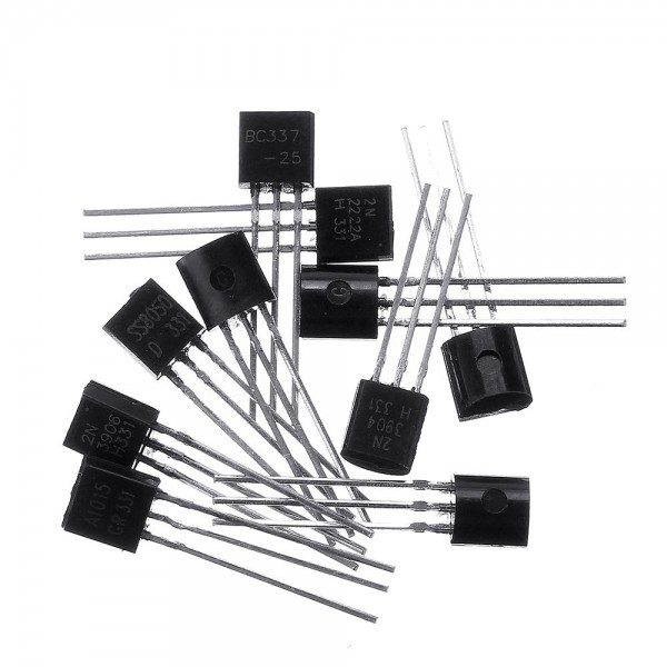 600Pcs 10Values 60 Each Transistors Kit