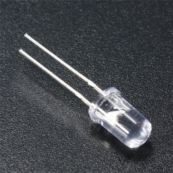 50Pcs 5mm Round Red Green Blue Yellow White Water Clear Diffused LED Light Diode Lamp