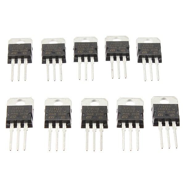 50pcs TIP120 NPN TO-220 Darlington Transistor