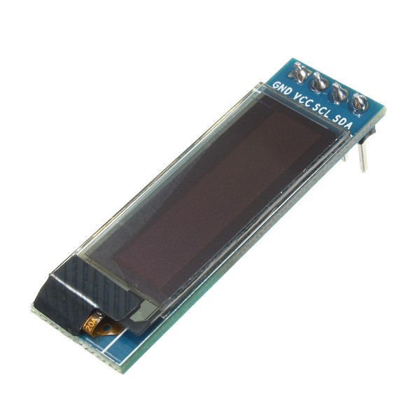 5Pcs 0.91 Inch 128x32 IIC I2C Blue OLED LCD Display DIY Oled Module SSD1306 Driver IC DC 3.3V 5V PIC