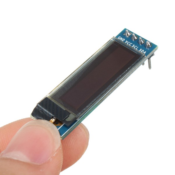 5Pcs 0.91 Inch 128x32 IIC I2C Blue OLED LCD Display DIY Oled Module SSD1306 Driver IC DC 3.3V 5V PIC