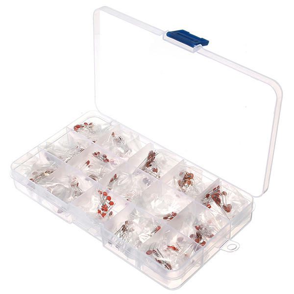 300 Pcs Ceramic Capacitors Kit With Component Box