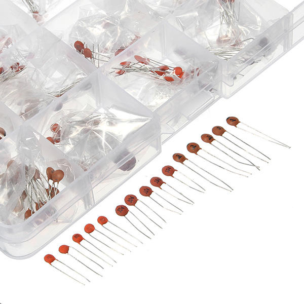 300 Pcs Ceramic Capacitors Kit With Component Box