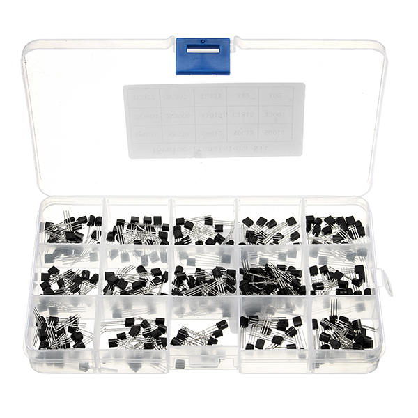 300pcs 15 Values Transistor Assorted Kit