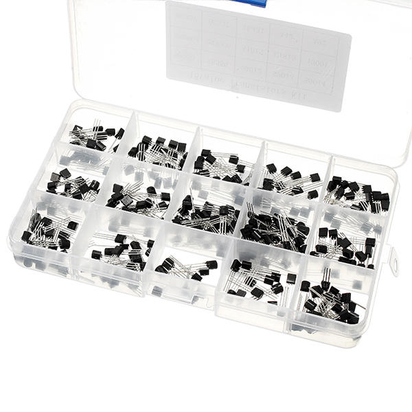 300pcs 15 Values Transistor Assorted Kit