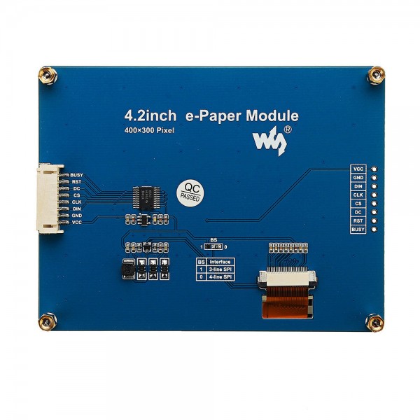 4.2 Inch E-ink Screen Display e-Paper Module SPI Interface Black/White Raspberry Pi