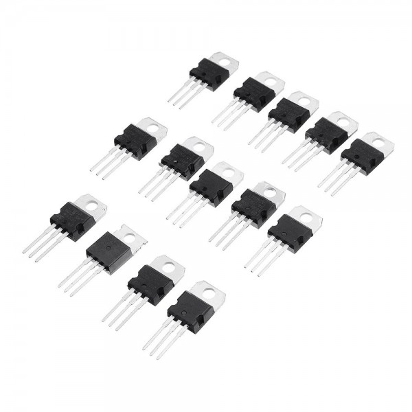 14 Type l7805-l7824 Series /L79 Series /LM317T Three-terminal Common Triode Transistor Kit