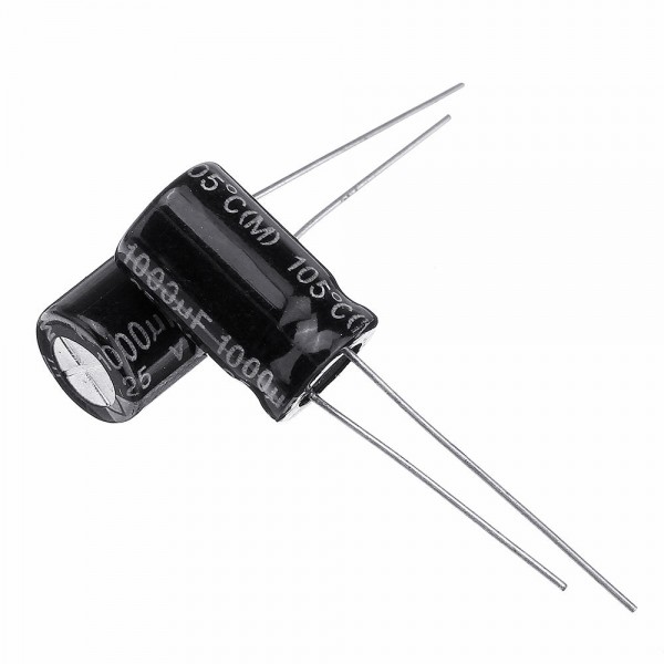 20Pcs High Frequency Low Impedance 25V 1000uF 10*13MM Aluminum Electrolytic Capacitor 1000uf 25v 25V1000uf