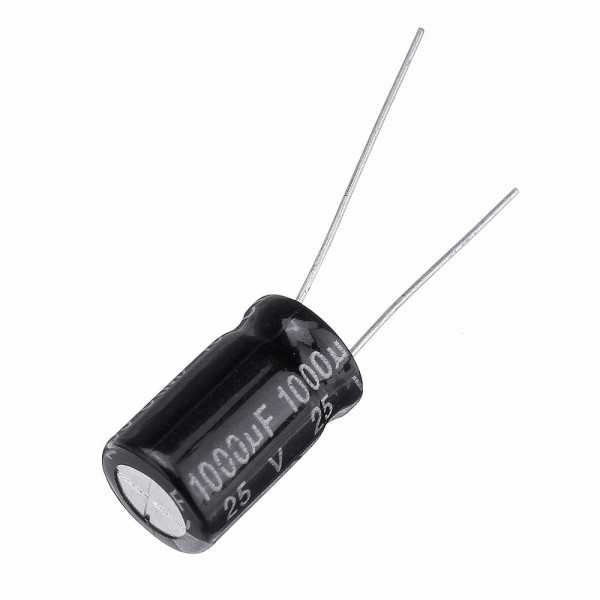 20Pcs High Frequency Low Impedance 25V 1000uF 10*13MM Aluminum Electrolytic Capacitor 1000uf 25v 25V1000uf